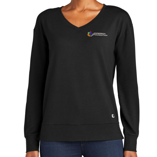 OGIO Ladies Lumma Flex Long Sleeve V-Neck  - Embroidered Logo Thumbnail