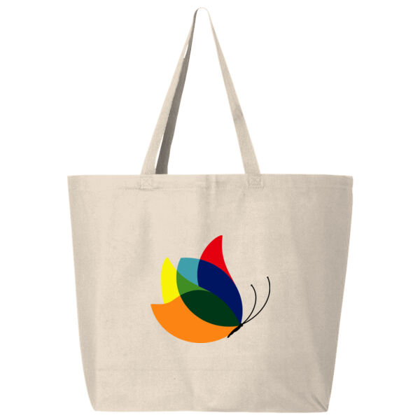 Q-Tees 25L Jumbo Tote  - Printed Logos Thumbnail