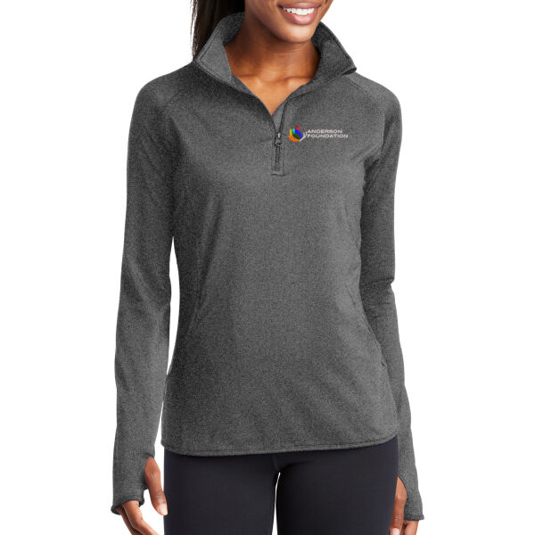 Sport-Tek Ladies Sport-Wick Stretch 1/2 Pullover  - Embroidered Logo Thumbnail