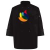 Ten Pearl Button Black Chef Coat Thumbnail