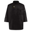 Black Knot Button Chef Coat Thumbnail