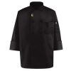 Black Knot Button Chef Coat Thumbnail