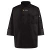 Black Knot Button Chef Coat Thumbnail